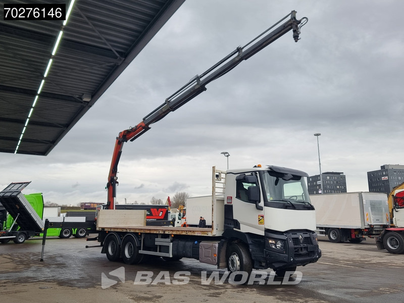 Renault C 380 6X4 Palfinger PK18002-EH C Remote Retarder Euro 6 - Valníkový/ Plošinový nákladný automobil, Auto s hydraulickou rukou: obrázok 3 Renault C 380 6X4 Palfinger PK18002-EH C Remote Retarder Euro 6 - Valníkový/ Plošinový nákladný automobil, Auto s hydraulickou rukou: obrázok 3