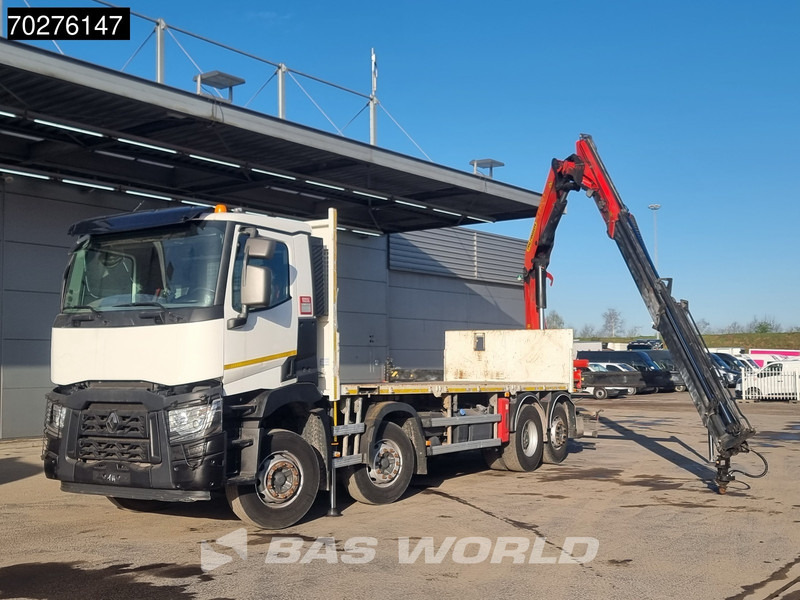 Renault C 380 8X2 Palfinger PK24001K Remote Lenkachse Euro 6 - Valníkový/ Plošinový nákladný automobil, Auto s hydraulickou rukou: obrázok 3 Renault C 380 8X2 Palfinger PK24001K Remote Lenkachse Euro 6 - Valníkový/ Plošinový nákladný automobil, Auto s hydraulickou rukou: obrázok 3