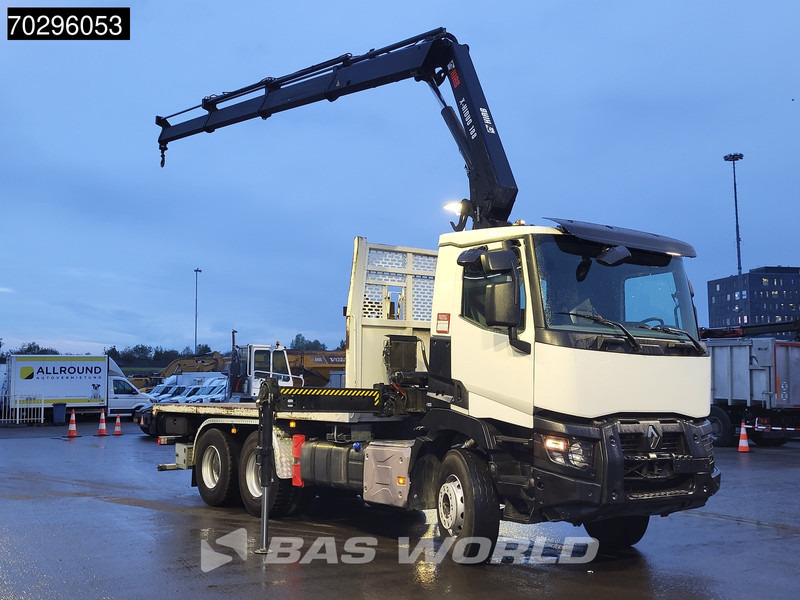 Renault C 430 6X4 HIAB 188 ES-3 X-HIDUO Crane Retarder Steelsuspension Big-Axle Euro 6 - Valníkový/ Plošinový nákladný automobil, Auto s hydraulickou rukou: obrázok 3 Renault C 430 6X4 HIAB 188 ES-3 X-HIDUO Crane Retarder Steelsuspension Big-Axle Euro 6 - Valníkový/ Plošinový nákladný automobil, Auto s hydraulickou rukou: obrázok 3
