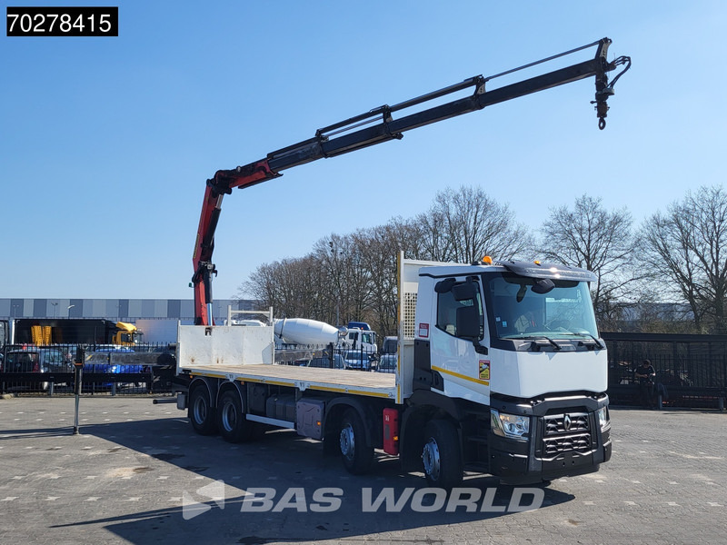 Renault C 430 8X4 Palfinger 22002 EH kran Crane Big-Axle steel suspension Euro 6 - Valníkový/ Plošinový nákladný automobil, Auto s hydraulickou rukou: obrázok 3 Renault C 430 8X4 Palfinger 22002 EH kran Crane Big-Axle steel suspension Euro 6 - Valníkový/ Plošinový nákladný automobil, Auto s hydraulickou rukou: obrázok 3