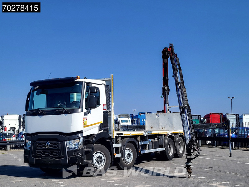 Renault C 430 8X4 Palfinger 22002 EH kran Crane Big-Axle steel suspension Euro 6 - Valníkový/ Plošinový nákladný automobil, Auto s hydraulickou rukou: obrázok 5 Renault C 430 8X4 Palfinger 22002 EH kran Crane Big-Axle steel suspension Euro 6 - Valníkový/ Plošinový nákladný automobil, Auto s hydraulickou rukou: obrázok 5