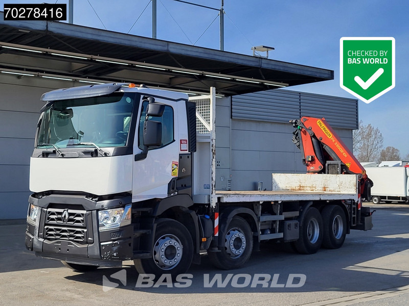 Renault C 430 8X4 Palfinger PK33002EH Euro 6 Big Axle - Valníkový/ Plošinový nákladný automobil, Auto s hydraulickou rukou: obrázok 2 Renault C 430 8X4 Palfinger PK33002EH Euro 6 Big Axle - Valníkový/ Plošinový nákladný automobil, Auto s hydraulickou rukou: obrázok 2