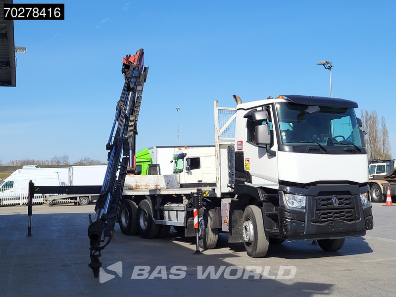 Valníkový/ Plošinový nákladný automobil, Auto s hydraulickou rukou Renault C 430 8X4 Palfinger PK33002EH Euro 6 Big Axle: obrázok 7