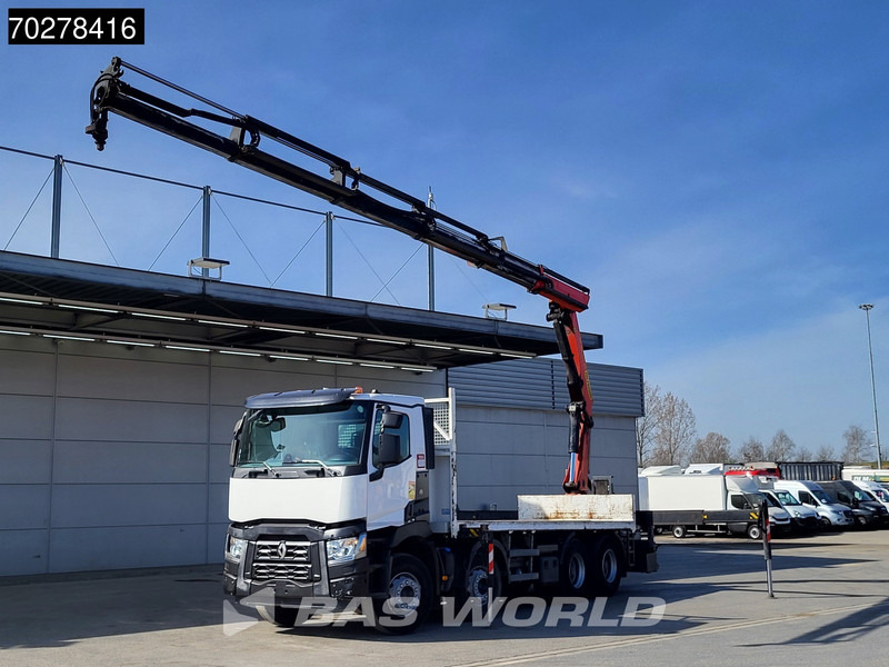 Renault C 430 8X4 Palfinger PK33002EH Euro 6 Big Axle - Valníkový/ Plošinový nákladný automobil, Auto s hydraulickou rukou: obrázok 3 Renault C 430 8X4 Palfinger PK33002EH Euro 6 Big Axle - Valníkový/ Plošinový nákladný automobil, Auto s hydraulickou rukou: obrázok 3
