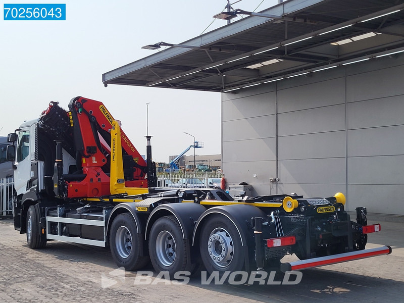 Nový Hákový nosič kontajnerov, Auto s hydraulickou rukou Renault C 480 8X4 NEW! Palfinger PK33002 Kran Crane + 22tons Pallift EURO 6: obrázok 17