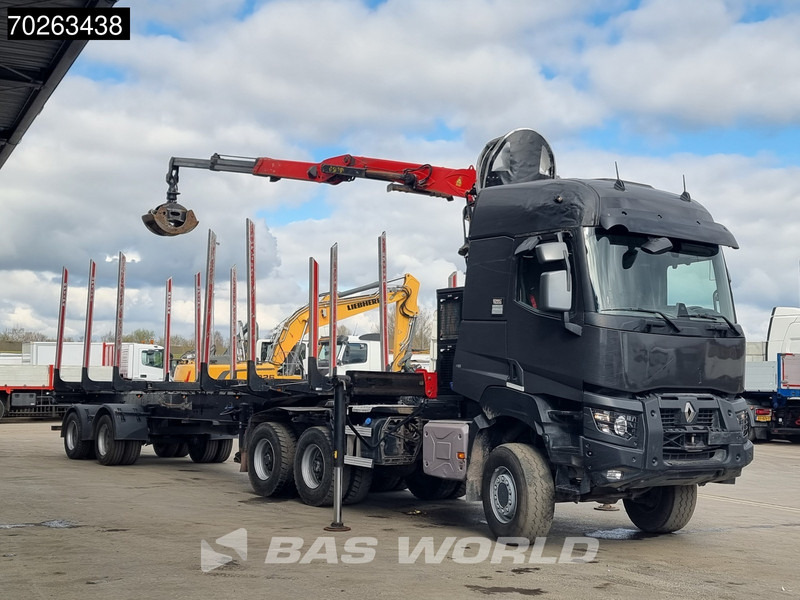 Renault K 520 6X6 Holz Kran Palfinger Q180Z96 6x6 Big-Axle Steelsuspension - Nákladné vozidlo na prepravu dreva, Auto s hydraulickou rukou: obrázok 2 Renault K 520 6X6 Holz Kran Palfinger Q180Z96 6x6 Big-Axle Steelsuspension - Nákladné vozidlo na prepravu dreva, Auto s hydraulickou rukou: obrázok 2