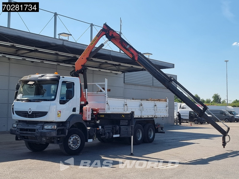 Renault Kerax 370 6X4 Palfinger PK16502 Kran Crane Big-Axle Steel suspension Euro 4 - Sklápač, Auto s hydraulickou rukou: obrázok 5 Renault Kerax 370 6X4 Palfinger PK16502 Kran Crane Big-Axle Steel suspension Euro 4 - Sklápač, Auto s hydraulickou rukou: obrázok 5