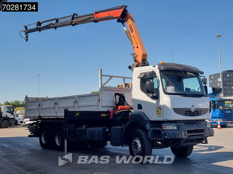 Renault Kerax 370 6X4 Palfinger PK16502 Kran Crane Big-Axle Steel suspension Euro 4 - Sklápač, Auto s hydraulickou rukou: obrázok 3 Renault Kerax 370 6X4 Palfinger PK16502 Kran Crane Big-Axle Steel suspension Euro 4 - Sklápač, Auto s hydraulickou rukou: obrázok 3