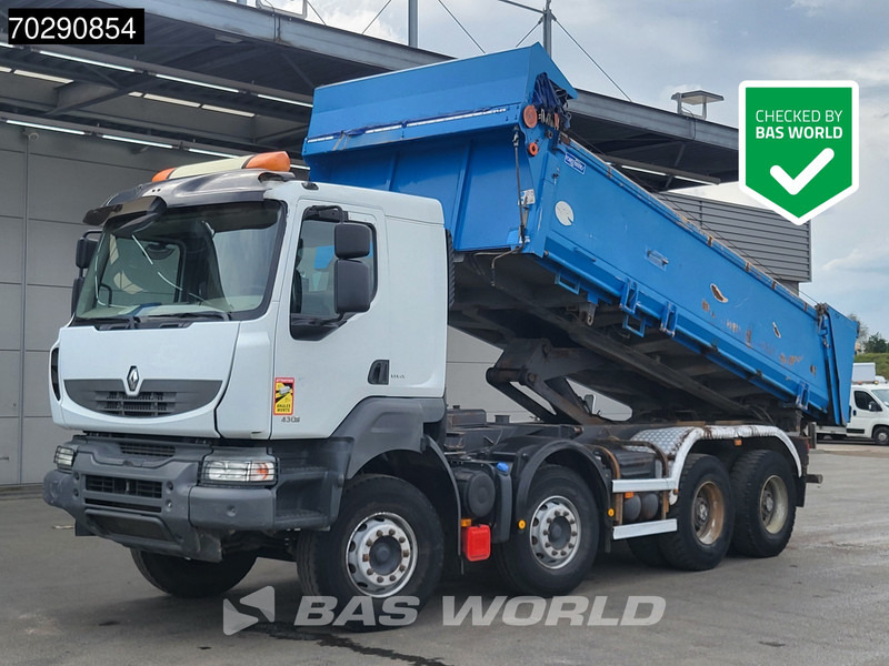Renault Kerax 430 8X4 15m3 Forez Bennes Tipper 3-sides Steelsuspension Big-Axle Automatic Euro 5 - Sklápač: obrázok 1 Renault Kerax 430 8X4 15m3 Forez Bennes Tipper 3-sides Steelsuspension Big-Axle Automatic Euro 5 - Sklápač: obrázok 1