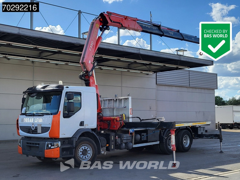 Renault Premium 370 6X2 Fassi F330B.23 Kran Crane Manual Big-Axle Lift-Axle Euro 4 - Valníkový/ Plošinový nákladný automobil, Auto s hydraulickou rukou: obrázok 1 Renault Premium 370 6X2 Fassi F330B.23 Kran Crane Manual Big-Axle Lift-Axle Euro 4 - Valníkový/ Plošinový nákladný automobil, Auto s hydraulickou rukou: obrázok 1
