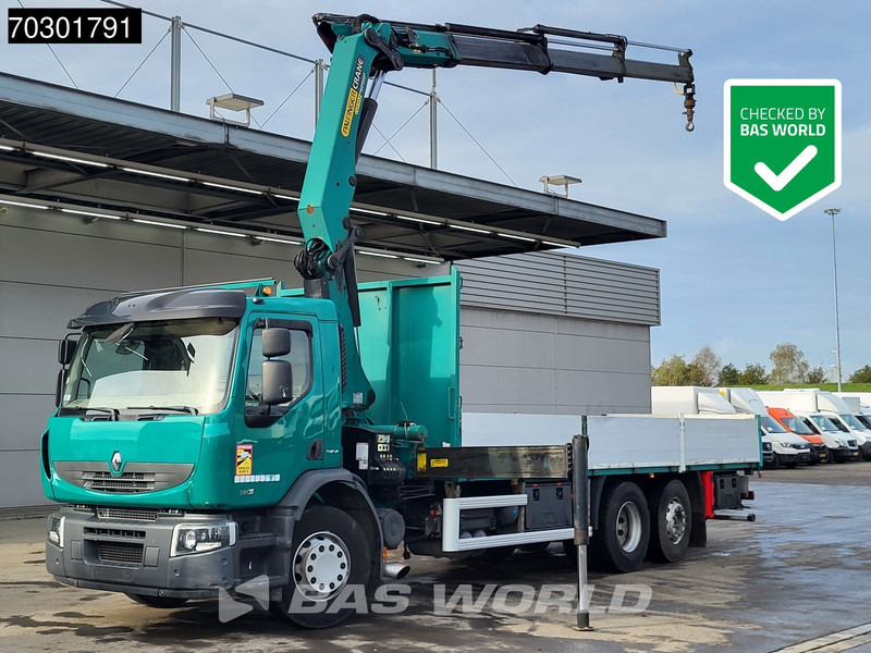 Renault Premium 380 6X2 Palfinger PK20002 Crane Kran Lift+Steering Axle Air suspension Euro 5 - Valníkový/ Plošinový nákladný automobil, Auto s hydraulickou rukou: obrázok 1 Renault Premium 380 6X2 Palfinger PK20002 Crane Kran Lift+Steering Axle Air suspension Euro 5 - Valníkový/ Plošinový nákladný automobil, Auto s hydraulickou rukou: obrázok 1