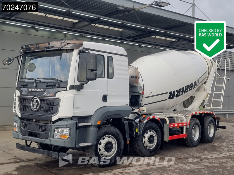 SHACMAN 8x4 EURO 6 8X4 NEW! 8m3 Liebherr Mixer Big-Axle Steel Suspension - Domiešavač: obrázok 1 SHACMAN 8x4 EURO 6 8X4 NEW! 8m3 Liebherr Mixer Big-Axle Steel Suspension - Domiešavač: obrázok 1