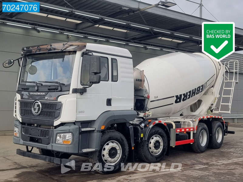 SHACMAN 8x4 EURO 6 8X4 NEW! 8m3 Liebherr Mixer Big-Axle Steel Suspension - Domiešavač: obrázok 1 SHACMAN 8x4 EURO 6 8X4 NEW! 8m3 Liebherr Mixer Big-Axle Steel Suspension - Domiešavač: obrázok 1