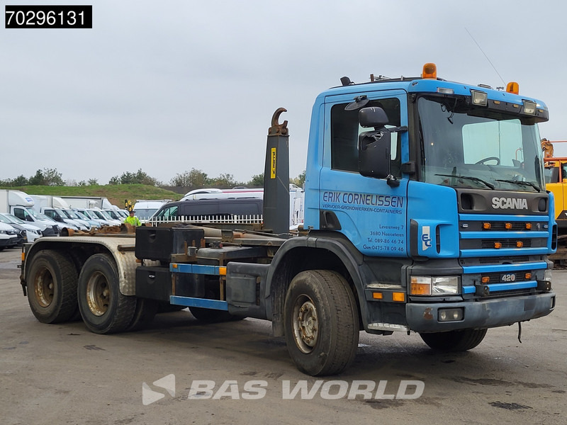 Scania 420 6X4 20tons Marrel THM 20000 Manual Retarder Steelsuspension Euro 3 - Hákový nosič kontajnerov: obrázok 3 Scania 420 6X4 20tons Marrel THM 20000 Manual Retarder Steelsuspension Euro 3 - Hákový nosič kontajnerov: obrázok 3