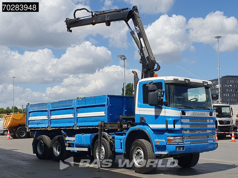 Scania G420 8X4 15m3 tipper Hiab 144 Crane Steelsuspension Manual Big-Axle Euro 3 - Sklápač, Auto s hydraulickou rukou: obrázok 3 Scania G420 8X4 15m3 tipper Hiab 144 Crane Steelsuspension Manual Big-Axle Euro 3 - Sklápač, Auto s hydraulickou rukou: obrázok 3