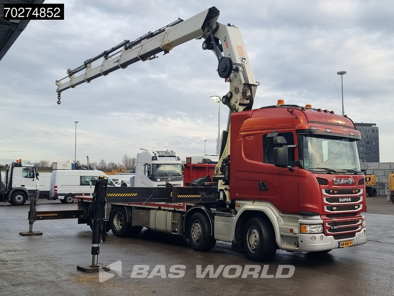 Scania G450 8X2 NL-Truck Hiab X-HIPRO 1058EP-6 Kran Front stab Retarder Euro 6 - Valníkový/ Plošinový nákladný automobil, Auto s hydraulickou rukou: obrázok 3 Scania G450 8X2 NL-Truck Hiab X-HIPRO 1058EP-6 Kran Front stab Retarder Euro 6 - Valníkový/ Plošinový nákladný automobil, Auto s hydraulickou rukou: obrázok 3