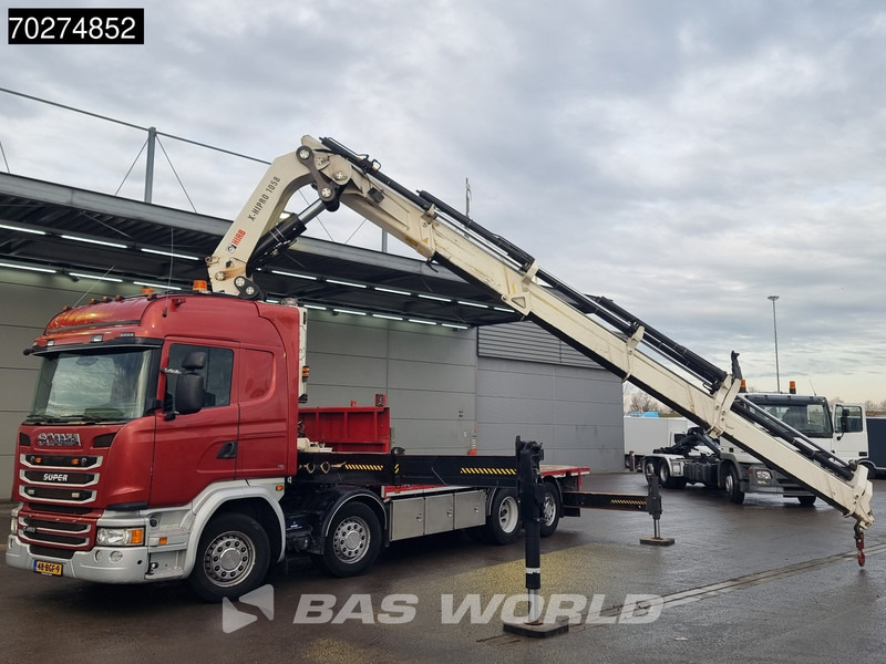 Scania G450 8X2 NL-Truck Hiab X-HIPRO 1058EP-6 Kran Front stab Retarder Euro 6 - Valníkový/ Plošinový nákladný automobil, Auto s hydraulickou rukou: obrázok 5 Scania G450 8X2 NL-Truck Hiab X-HIPRO 1058EP-6 Kran Front stab Retarder Euro 6 - Valníkový/ Plošinový nákladný automobil, Auto s hydraulickou rukou: obrázok 5