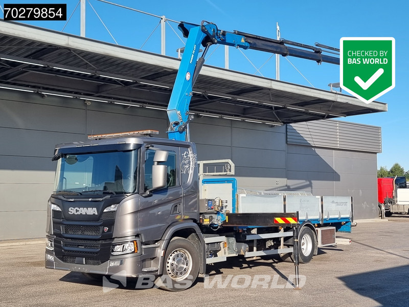 Scania P280 4X2 HMF 1420K-RC Kran Crane Automatic Euro 6 - Valníkový/ Plošinový nákladný automobil, Auto s hydraulickou rukou: obrázok 1 Scania P280 4X2 HMF 1420K-RC Kran Crane Automatic Euro 6 - Valníkový/ Plošinový nákladný automobil, Auto s hydraulickou rukou: obrázok 1