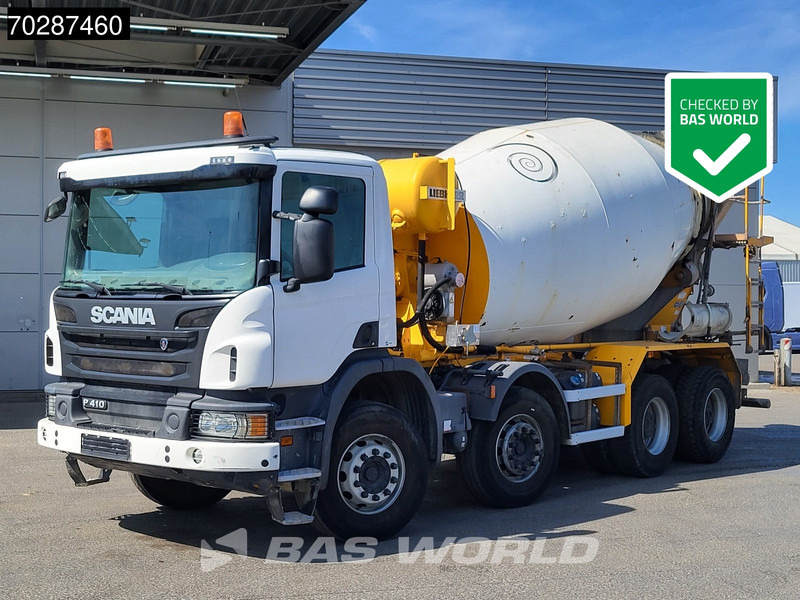 Scania P410 8X4 9m3 Liebherr mixer 3-Pedals Steering axle Big-Axle Euro 6 - Domiešavač: obrázok 1 Scania P410 8X4 9m3 Liebherr mixer 3-Pedals Steering axle Big-Axle Euro 6 - Domiešavač: obrázok 1