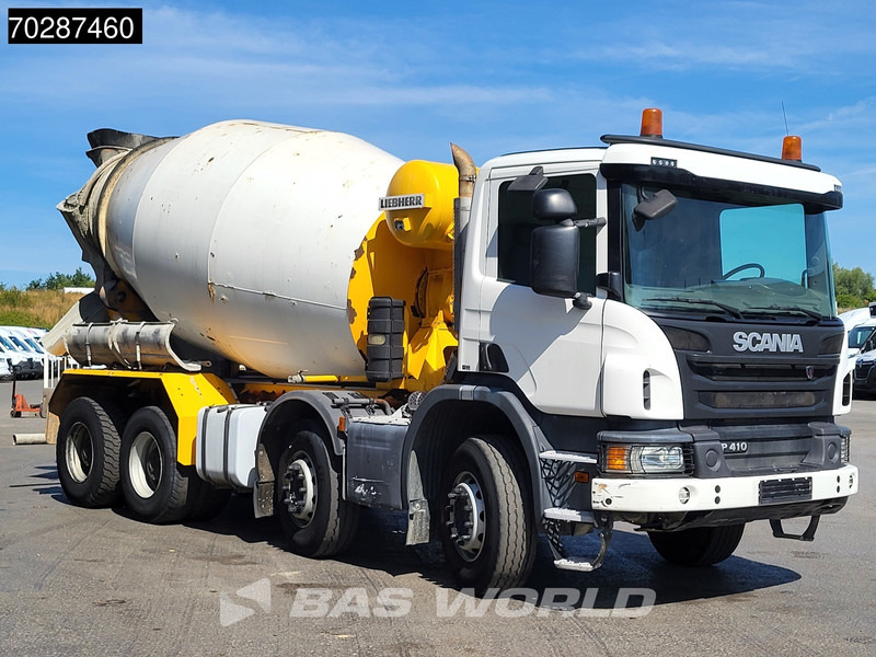 Scania P410 8X4 9m3 Liebherr mixer 3-Pedals Steering axle Big-Axle Euro 6 - Domiešavač: obrázok 3 Scania P410 8X4 9m3 Liebherr mixer 3-Pedals Steering axle Big-Axle Euro 6 - Domiešavač: obrázok 3