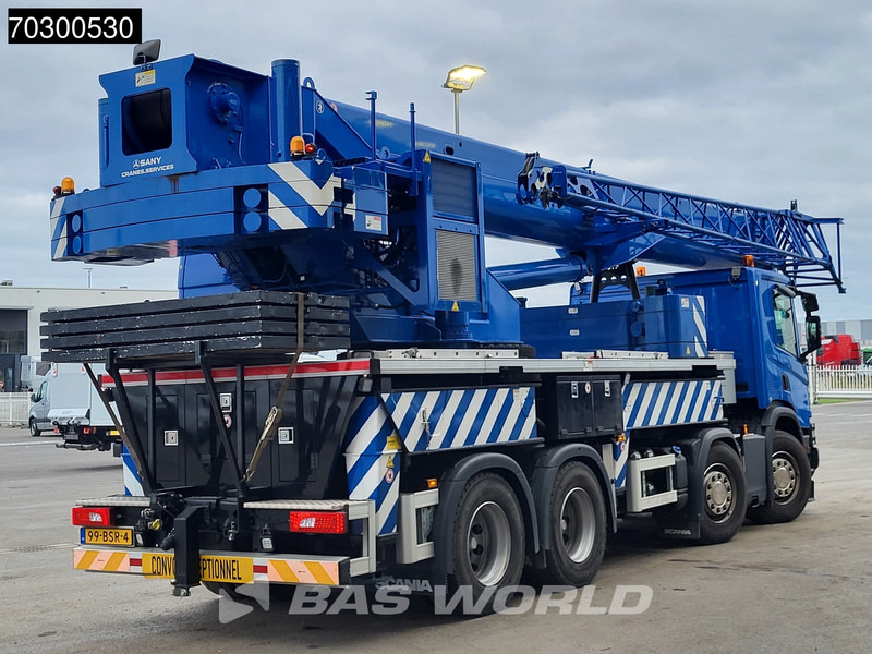 Scania P450 P 8X4 Palfinger/SANY SPC500E Telescopic Crane Retarder Navi Automatic Euro 6 - Valníkový/ Plošinový nákladný automobil, Auto s hydraulickou rukou: obrázok 5 Scania P450 P 8X4 Palfinger/SANY SPC500E Telescopic Crane Retarder Navi Automatic Euro 6 - Valníkový/ Plošinový nákladný automobil, Auto s hydraulickou rukou: obrázok 5
