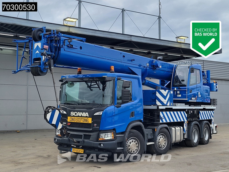 Scania P450 P 8X4 Palfinger/SANY SPC500E Telescopic Crane Retarder Navi Automatic Euro 6 - Auto s hydraulickou rukou: obrázok 1 Scania P450 P 8X4 Palfinger/SANY SPC500E Telescopic Crane Retarder Navi Automatic Euro 6 - Auto s hydraulickou rukou: obrázok 1