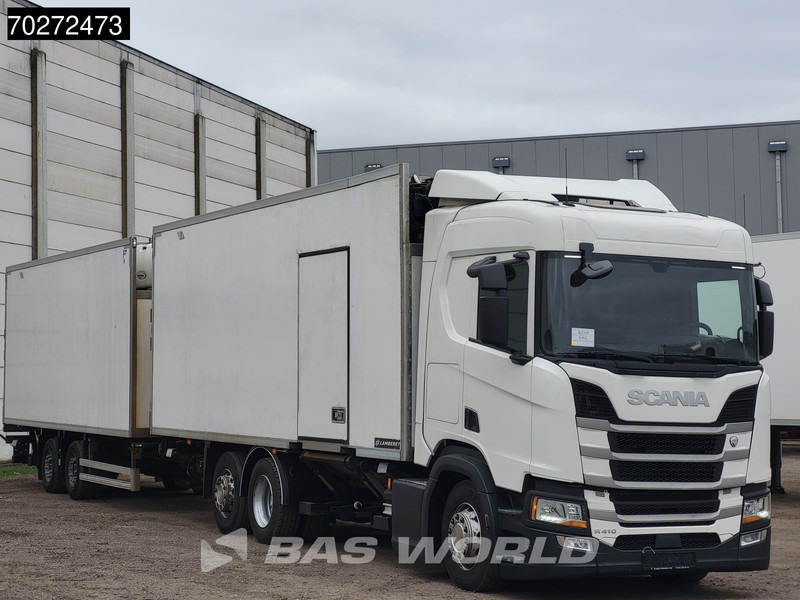 Scania R410 6X2 Refrigerated Combi Lamberet Carrier Retarder Euro 6 - Chladirenské nákladné vozidlo: obrázok 3 Scania R410 6X2 Refrigerated Combi Lamberet Carrier Retarder Euro 6 - Chladirenské nákladné vozidlo: obrázok 3