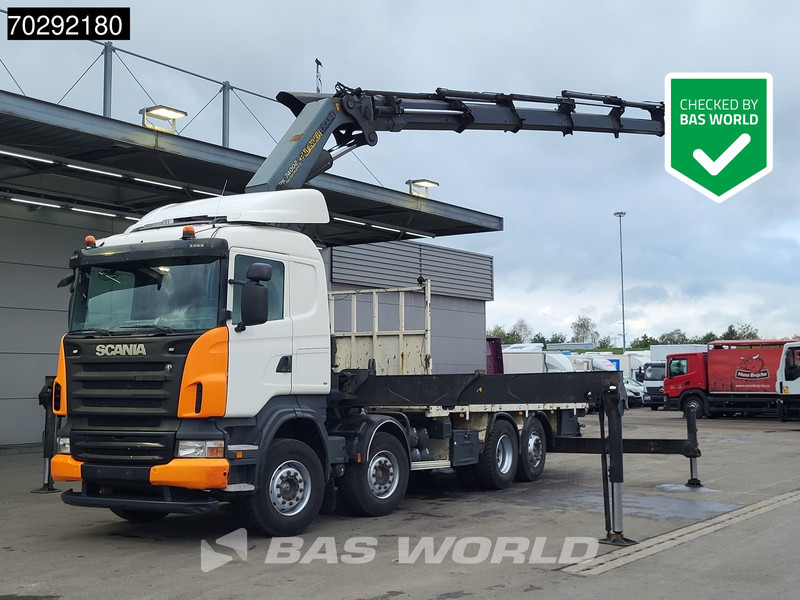 Scania R420 8X2 Palfinger PK74002 Kran Crane Retarder Lift-Steering Axle Euro 4 - Valníkový/ Plošinový nákladný automobil, Auto s hydraulickou rukou: obrázok 1 Scania R420 8X2 Palfinger PK74002 Kran Crane Retarder Lift-Steering Axle Euro 4 - Valníkový/ Plošinový nákladný automobil, Auto s hydraulickou rukou: obrázok 1