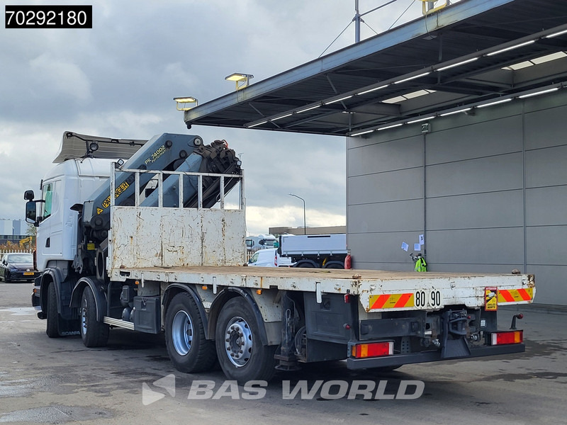 Valníkový/ Plošinový nákladný automobil, Auto s hydraulickou rukou Scania R420 8X2 Palfinger PK74002 Kran Crane Retarder Lift-Steering Axle Euro 4: obrázok 20