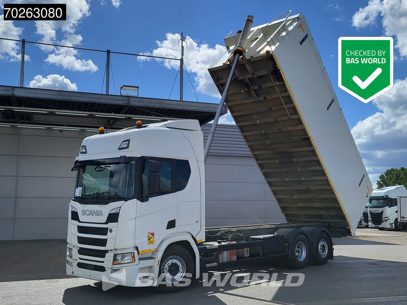Scania R500 6X2 39m3 Alu kipper Retarder Full air suspension Liftachse Navi Euro 6 - Sklápač: obrázok 1 Scania R500 6X2 39m3 Alu kipper Retarder Full air suspension Liftachse Navi Euro 6 - Sklápač: obrázok 1