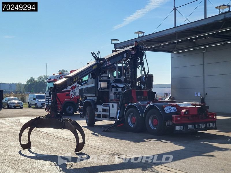 Scania R580 6X4 Holz Kran Diebolt D28 Full-Steel - Nákladné vozidlo na prepravu dreva, Auto s hydraulickou rukou: obrázok 5 Scania R580 6X4 Holz Kran Diebolt D28 Full-Steel - Nákladné vozidlo na prepravu dreva, Auto s hydraulickou rukou: obrázok 5