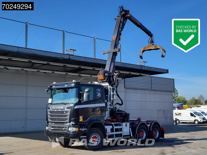 Scania R580 6X4 Holz Kran Diebolt D28 Full-Steel - Nákladné vozidlo na prepravu dreva, Auto s hydraulickou rukou: obrázok 1 Scania R580 6X4 Holz Kran Diebolt D28 Full-Steel - Nákladné vozidlo na prepravu dreva, Auto s hydraulickou rukou: obrázok 1