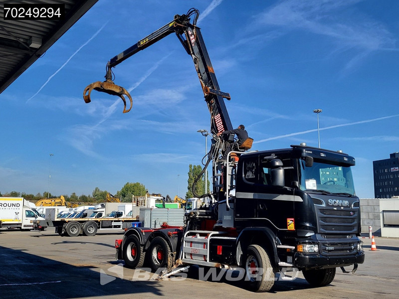 Scania R580 6X4 Holz Kran Diebolt D28 Full-Steel - Nákladné vozidlo na prepravu dreva, Auto s hydraulickou rukou: obrázok 3 Scania R580 6X4 Holz Kran Diebolt D28 Full-Steel - Nákladné vozidlo na prepravu dreva, Auto s hydraulickou rukou: obrázok 3
