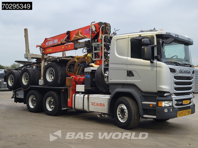 Scania R580 R 6X4 NL-Truck Diebolt D28.81 Kran Crane Holztransport + Dolly Retarder Euro 6 - Nákladné vozidlo na prepravu dreva, Auto s hydraulickou rukou: obrázok 3 Scania R580 R 6X4 NL-Truck Diebolt D28.81 Kran Crane Holztransport + Dolly Retarder Euro 6 - Nákladné vozidlo na prepravu dreva, Auto s hydraulickou rukou: obrázok 3