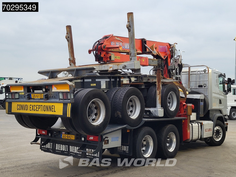 Scania R580 R 6X4 NL-Truck Diebolt D28.81 Kran Crane Holztransport + Dolly Retarder Euro 6 - Nákladné vozidlo na prepravu dreva, Auto s hydraulickou rukou: obrázok 5 Scania R580 R 6X4 NL-Truck Diebolt D28.81 Kran Crane Holztransport + Dolly Retarder Euro 6 - Nákladné vozidlo na prepravu dreva, Auto s hydraulickou rukou: obrázok 5