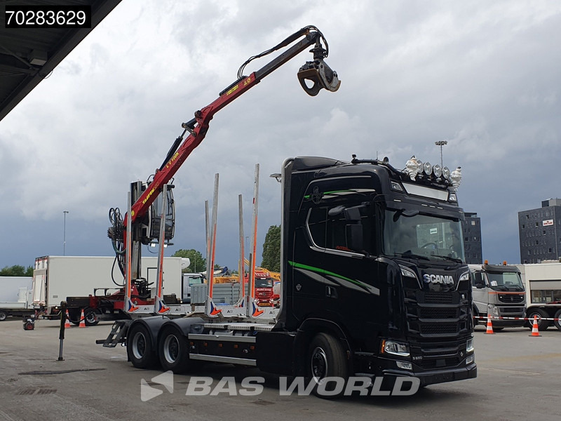 Scania S650 S 6X4 Tajfun LIV100K Kran Holztransport Retarder 3-Pedals Euro 6 - Nákladné vozidlo na prepravu dreva, Auto s hydraulickou rukou: obrázok 3 Scania S650 S 6X4 Tajfun LIV100K Kran Holztransport Retarder 3-Pedals Euro 6 - Nákladné vozidlo na prepravu dreva, Auto s hydraulickou rukou: obrázok 3