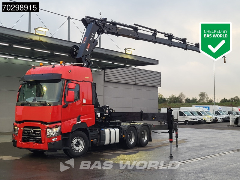 Renault T 520 6X4 Hiab 477E-7 HIDUO Crane Kran Big-Axle Euro 6 - Ťahač: obrázok 1 Renault T 520 6X4 Hiab 477E-7 HIDUO Crane Kran Big-Axle Euro 6 - Ťahač: obrázok 1