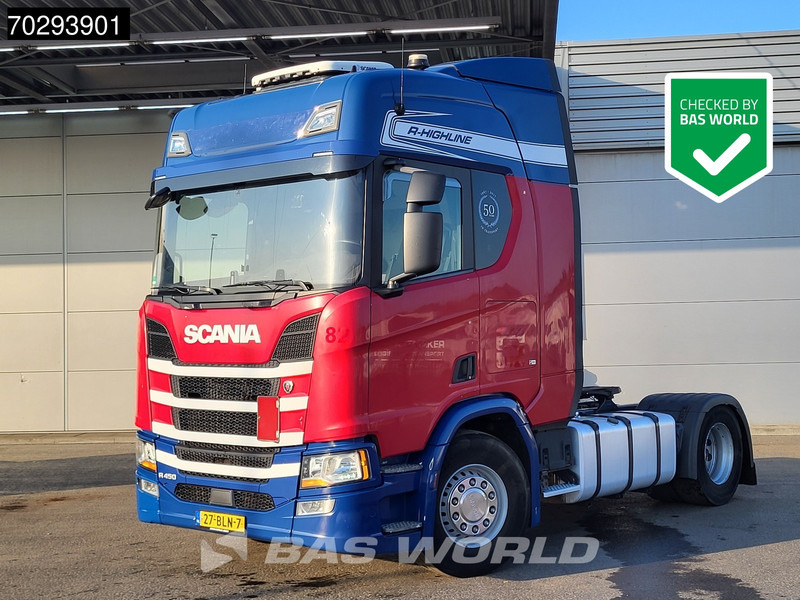 Scania R450 R 4X2 NL-Truck Retarder Standklima ACC Hydraulik Euro 6 - Ťahač: obrázok 1 Scania R450 R 4X2 NL-Truck Retarder Standklima ACC Hydraulik Euro 6 - Ťahač: obrázok 1