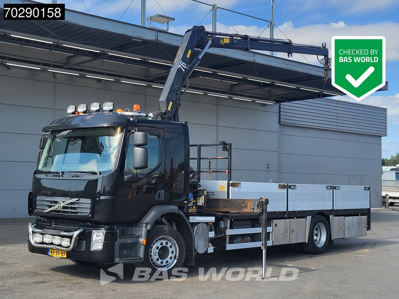 Volvo FE 240 4X2 HMF 760 K2 Kran Crane Remote control Manual Euro 5 - Valníkový/ Plošinový nákladný automobil, Auto s hydraulickou rukou: obrázok 1 Volvo FE 240 4X2 HMF 760 K2 Kran Crane Remote control Manual Euro 5 - Valníkový/ Plošinový nákladný automobil, Auto s hydraulickou rukou: obrázok 1