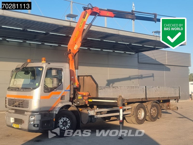 Volvo FE 280 6X2 NL-Truck Palfinger PK15500 Kran Crane Manual Liftachse Euro 4 - Valníkový/ Plošinový nákladný automobil, Auto s hydraulickou rukou: obrázok 1 Volvo FE 280 6X2 NL-Truck Palfinger PK15500 Kran Crane Manual Liftachse Euro 4 - Valníkový/ Plošinový nákladný automobil, Auto s hydraulickou rukou: obrázok 1