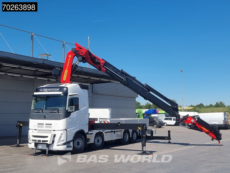 Volvo FH 500 8X2 Palfinger PK92002 SH JIB Kran Lift-Lenkachse Navi Euro 6 - Valníkový/ Plošinový nákladný automobil, Auto s hydraulickou rukou: obrázok 5 Volvo FH 500 8X2 Palfinger PK92002 SH JIB Kran Lift-Lenkachse Navi Euro 6 - Valníkový/ Plošinový nákladný automobil, Auto s hydraulickou rukou: obrázok 5