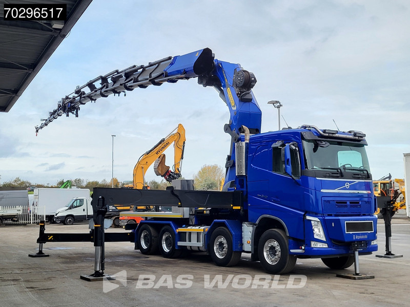 Volvo FH 540 FH 8X4 Palfinger PK165.002 TEC G Fly-Jib Winch Big-Axle VEB+ Euro 6 - Valníkový/ Plošinový nákladný automobil, Auto s hydraulickou rukou: obrázok 3 Volvo FH 540 FH 8X4 Palfinger PK165.002 TEC G Fly-Jib Winch Big-Axle VEB+ Euro 6 - Valníkový/ Plošinový nákladný automobil, Auto s hydraulickou rukou: obrázok 3
