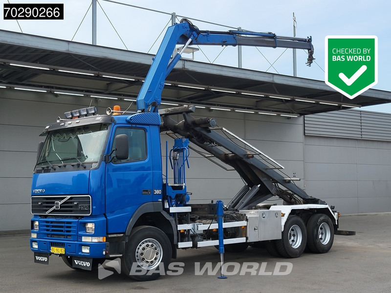 Volvo FH12 380 6X2 NL-Truck HMF 1463K2 Crane Steelsuspension Lift-Axle Manual Euro 3 - Hákový nosič kontajnerov, Auto s hydraulickou rukou: obrázok 1 Volvo FH12 380 6X2 NL-Truck HMF 1463K2 Crane Steelsuspension Lift-Axle Manual Euro 3 - Hákový nosič kontajnerov, Auto s hydraulickou rukou: obrázok 1