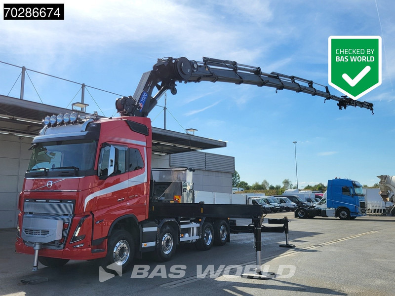 Volvo FH16 650 FH16 8X2 HMF 7020K-RCS Crane + Fly-Jib Lift+Steering-Axle Navi LED ACC Euro 6 - Valníkový/ Plošinový nákladný automobil, Auto s hydraulickou rukou: obrázok 1 Volvo FH16 650 FH16 8X2 HMF 7020K-RCS Crane + Fly-Jib Lift+Steering-Axle Navi LED ACC Euro 6 - Valníkový/ Plošinový nákladný automobil, Auto s hydraulickou rukou: obrázok 1