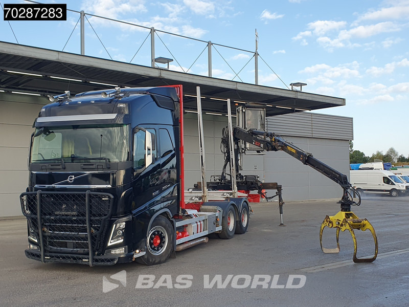 Volvo FH16 750 FH16 6X4 HIAB E96S 79 wood crane Retarder Dynamic-Steering Big-Axle Euro 6 - Nákladné vozidlo na prepravu dreva, Auto s hydraulickou rukou: obrázok 5 Volvo FH16 750 FH16 6X4 HIAB E96S 79 wood crane Retarder Dynamic-Steering Big-Axle Euro 6 - Nákladné vozidlo na prepravu dreva, Auto s hydraulickou rukou: obrázok 5