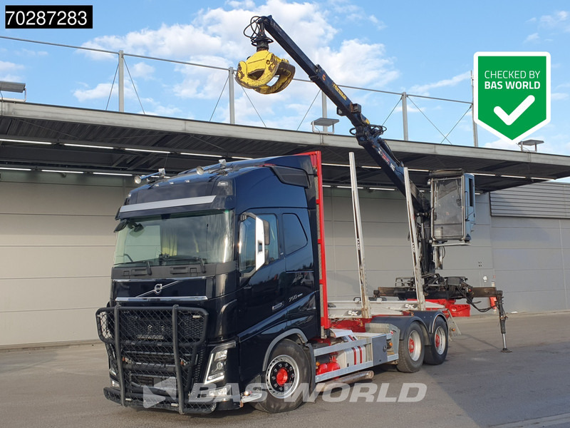 Volvo FH16 750 FH16 6X4 HIAB E96S 79 wood crane Retarder Dynamic-Steering Big-Axle Euro 6 - Nákladné vozidlo na prepravu dreva, Auto s hydraulickou rukou: obrázok 1 Volvo FH16 750 FH16 6X4 HIAB E96S 79 wood crane Retarder Dynamic-Steering Big-Axle Euro 6 - Nákladné vozidlo na prepravu dreva, Auto s hydraulickou rukou: obrázok 1