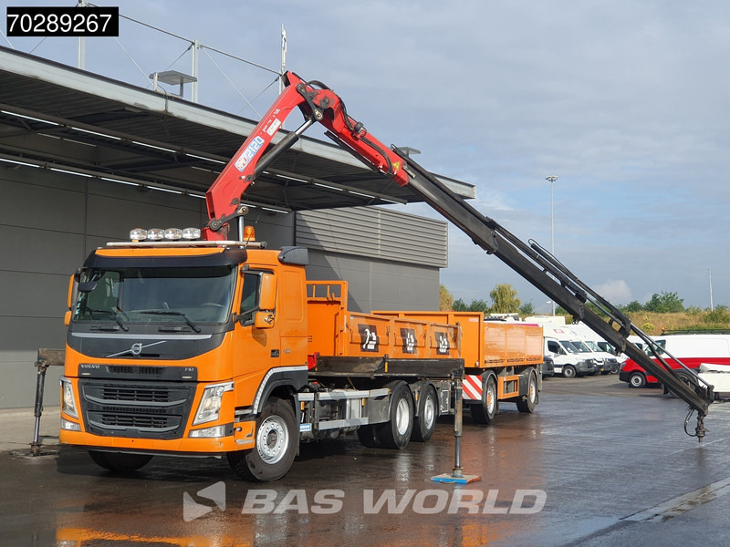 Volvo FM 420 6X2 Combi HMF 2120 K 4 Crane Kran Lift+lenkasche Euro 6 - Sklápač, Auto s hydraulickou rukou: obrázok 5 Volvo FM 420 6X2 Combi HMF 2120 K 4 Crane Kran Lift+lenkasche Euro 6 - Sklápač, Auto s hydraulickou rukou: obrázok 5