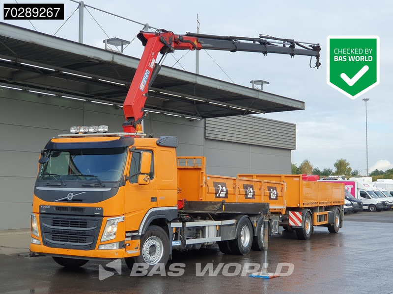 Volvo FM 420 6X2 Combi HMF 2120 K 4 Crane Kran Lift+lenkasche Euro 6 - Sklápač, Auto s hydraulickou rukou: obrázok 1 Volvo FM 420 6X2 Combi HMF 2120 K 4 Crane Kran Lift+lenkasche Euro 6 - Sklápač, Auto s hydraulickou rukou: obrázok 1