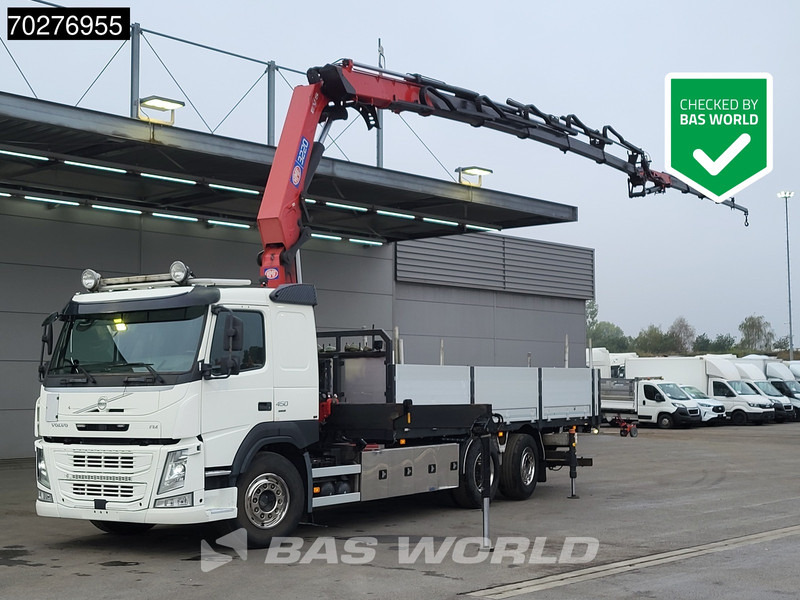 Volvo FM 450 6X2 HMF3220 K5 + Jib K5 Crane Kran Lift-Steering Axle VEB+ Automatic - Valníkový/ Plošinový nákladný automobil, Auto s hydraulickou rukou: obrázok 1 Volvo FM 450 6X2 HMF3220 K5 + Jib K5 Crane Kran Lift-Steering Axle VEB+ Automatic - Valníkový/ Plošinový nákladný automobil, Auto s hydraulickou rukou: obrázok 1