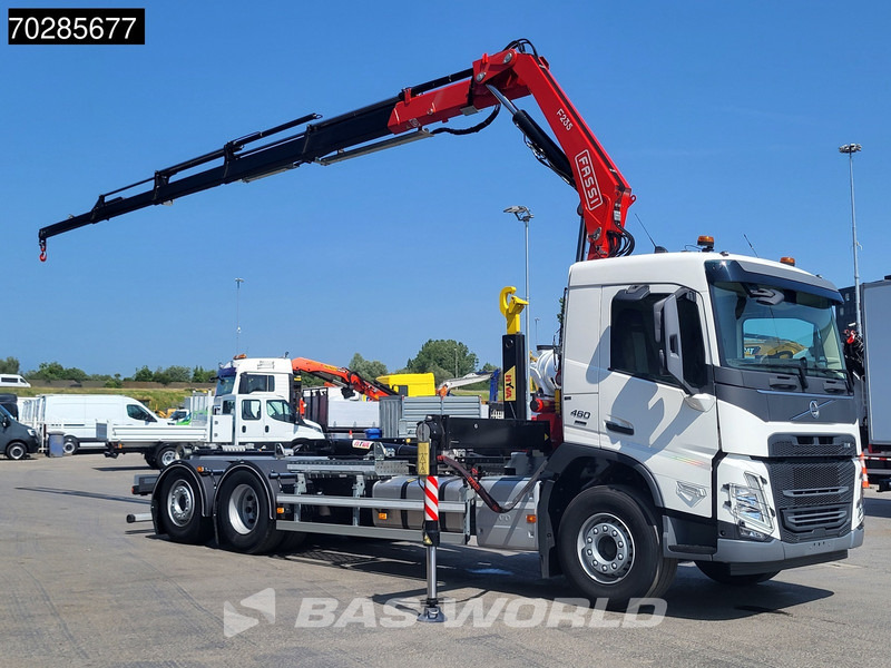 Volvo FM 460 6X2 NEW! FASSI F235A.0.25 Kran + HYVA 20-57-S Lift+steering axle Euro 6 - Hákový nosič kontajnerov, Auto s hydraulickou rukou: obrázok 3 Volvo FM 460 6X2 NEW! FASSI F235A.0.25 Kran + HYVA 20-57-S Lift+steering axle Euro 6 - Hákový nosič kontajnerov, Auto s hydraulickou rukou: obrázok 3
